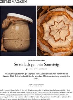 So einfach geht ein Sauerteig - Burg ...