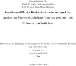 Ingestionsunfälle des Kindesalters - eine retrospektive Analyse am Universitätsklinikum Ulm von 2005-2017 mit Erfassung von Spätfolgen - OPARU