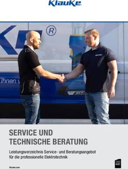 SERVICE UND TECHNISCHE BERATUNG - Leistungsverzeichnis Service- und Beratungsangebot f&uuml;r die professionelle Elektrotechnik - Klauke
