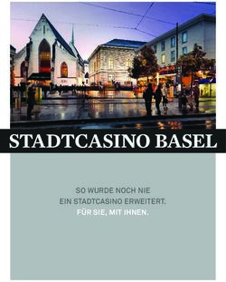 FÜR SIE, MIT IHNEN. SO WURDE NOCH NIE EIN STADTCASINO ERWEITERT.