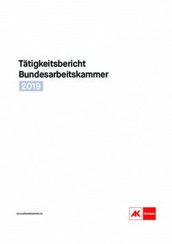 Tätigkeitsbericht Bundesarbeitskammer 2019 - Arbeiterkammer