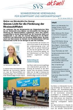 SVS aktuell - Schweizerische Vereinigung für Schifffahrt und ...