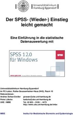 Der SPSS- (Wieder-) Einstieg leicht gemacht - Eine Einführung in die statistische Datenauswertung mit