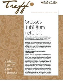 Grosses Jubil&auml;um gefeiert - Walzenhausen