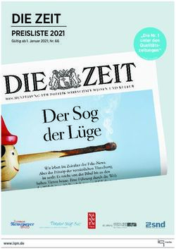 DIE ZEIT PREISLISTE 2021 - "Die Nr. 1 unter den Qualit&auml;ts-zeitungen" - iq media marketing GmbH