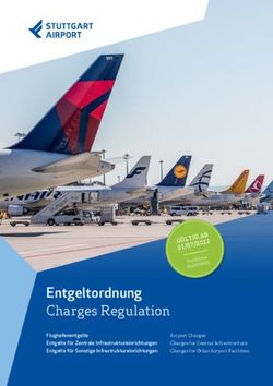 Entgeltordnung Charges Regulation - Flughafen Stuttgart