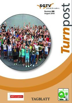 Nummer 08 August 2018 - St. Galler Turnverband