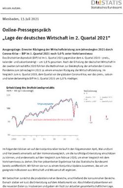Online-Pressegespr&auml;ch "Lage der deutschen Wirtschaft im 2. Quartal 2021"
