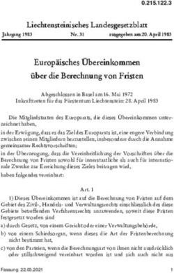 Europ&auml;isches &Uuml;bereinkommen &uuml;ber die Berechnung von Fristen