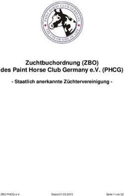 Zuchtbuchordnung (ZBO) des Paint Horse Club Germany e.V. (PHCG) - Staatlich anerkannte Z&uuml;chtervereinigung