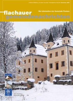 Die Information der Gemeinde Flachau - Sanierung des Gemeindeamts 3 Sanierung der Kirche