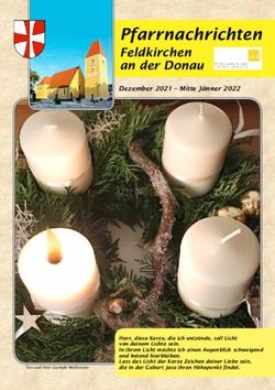 Pfarrnachrichten Feldkirchen an der Donau - Marktgemeinde Feldkirchen an der Donau