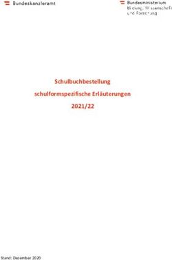 Schulbuchbestellung schulformspezifische Erl&auml;uterungen 2021/22 - Stand: Dezember 2020 - Schulbuchaktion