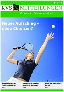 Neuer Aufschlag - neue Chancen? - Kassenärztliche ...