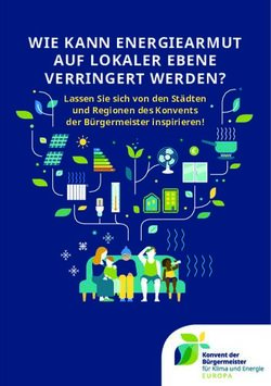 WIE KANN ENERGIEARMUT AUF LOKALER EBENE VERRINGERT WERDEN? - Lassen Sie sich von den St&auml;dten und Regionen des Konvents der B&uuml;rgermeister inspirieren!