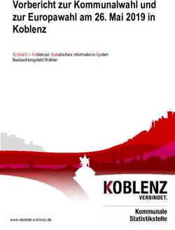 VORBERICHT ZUR KOMMUNALWAHL UND ZUR EUROPAWAHL AM 26. MAI 2019 IN KOBLENZ - KOSTATIS - KOBLENZER STATISTISCHES INFORMATIONS-SYSTEM ...