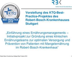 Vorstellung des KTQ-Best-Practice-Projektes des Robert-Bosch-Krankenhauses Stuttgart