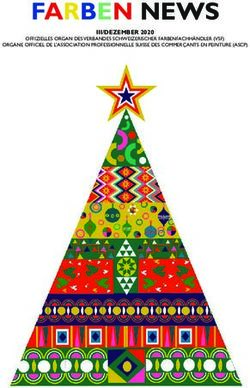 FARBEN NEWS III/DEZEMBER 2020 - Verband Schweizerischer ...