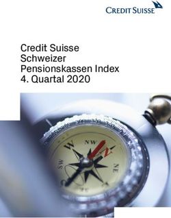 Credit Suisse Schweizer Pensionskassen Index 4. Quartal 2020