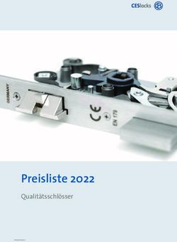 Preisliste 2022 Qualit&auml;tsschl&ouml;sser - ces.eu