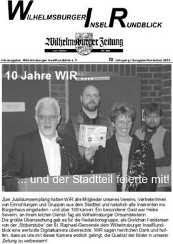 10 Jahre WIR - Wilhelmsburger InselRundblick