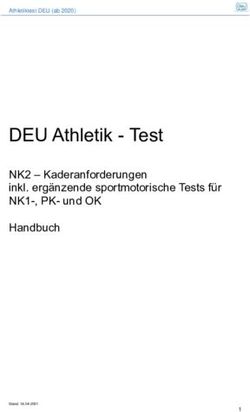 DEU Athletik - Test NK2 - Kaderanforderungen inkl. erg&auml;nzende sportmotorische Tests f&uuml;r NK1-, PK- und OK Handbuch - Deutsche Eislauf Union