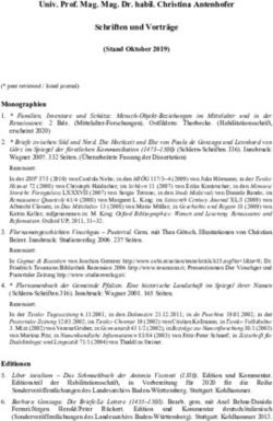 Univ. Prof. Mag. Mag. Dr. habil. Christina Antenhofer Schriften und Vorträge