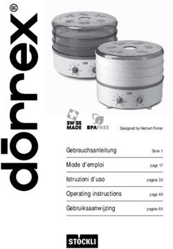 Gebrauchsanleitung Mode d'emploi Istruzioni d'uso Operating instructions Gebruiksaanwijzing - Stöckli