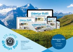 Mediadaten 2021 Print - Leistungen & Preise