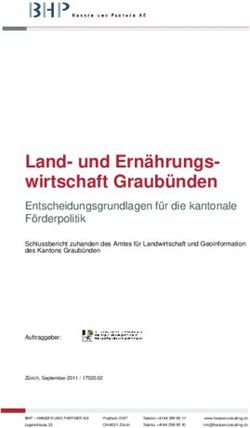 Land- und Ern&auml;hrungs-wirtschaft Graub&uuml;nden - Entscheidungsgrundlagen f&uuml;r die kantonale F&ouml;rderpolitik