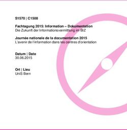 S1570 | C1508 Fachtagung 2015: Information - Dokumentation - Die Zukunft der Informationsvermittlung im BIZ