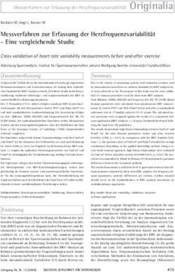 Messverfahren zur Erfassung der Herzfrequenzvariabilit&auml;t - Eine vergleichende Studie