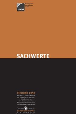 SACHWERTE Strategie 2030 - HWWI
