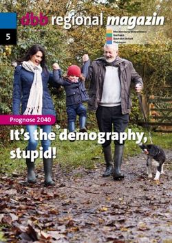 Dbb regional magazin - It's the demography, stupid! - dbb beamtenbund und tarifunion