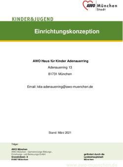 Einrichtungskonzeption - AWO M&uuml;nchen