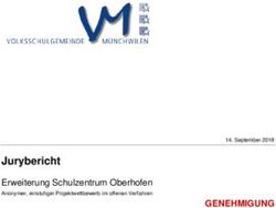 Jurybericht GENEHMIGUNG - ERR Raumplaner AG