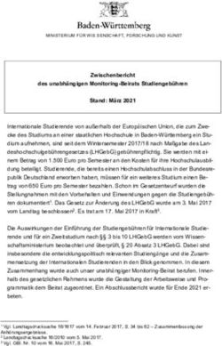Zwischenbericht des unabhängigen Monitoring-Beirats Studiengebühren