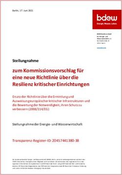 Zum Kommissionsvorschlag f&uuml;r eine neue Richtlinie &uuml;ber die Resilienz kritischer Einrichtungen