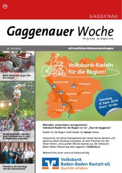 Volksbank-Radeln f&uuml;r die Region! - Nr. 35/2019 29. August 2019