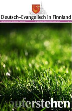 Deutsch-Evangelisch in Finnland - Nachrichten der Deutschen Gemeinde 107. Jahrgang Passion und Ostern 2022