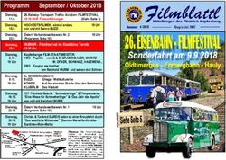 Programm September / Oktober 2018