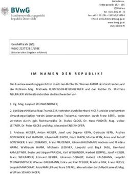 IM NAMEN DER REPUBLIK! - BVWG