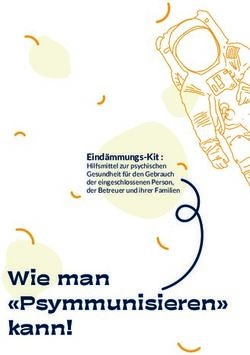 Wie man "Psymmunisieren" kann! - Eind&auml;mmungs-Kit : Hilfsmittel zur psychischen Gesundheit f&uuml;r den Gebrauch der eingeschlossenen Person, der ...