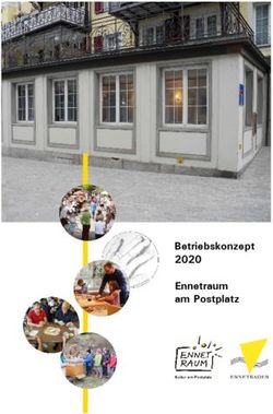 Betriebskonzept 2020 Ennetraum am Postplatz
