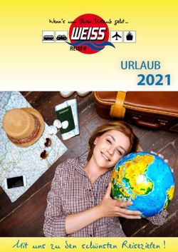2021 URLAUB - Mit uns zu den schonsten Reisezielen! - Weiss Reisen