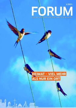 FORUM - HEIMAT - VIEL MEHR ALS NUR EIN ORT - Kolpingmagazin