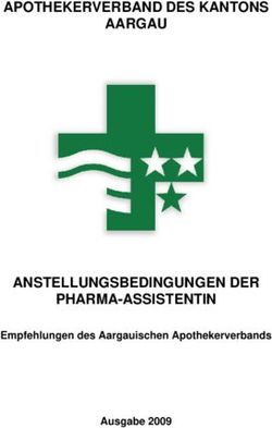 APOTHEKERVERBAND DES KANTONS AARGAU - ANSTELLUNGSBEDINGUNGEN DER PHARMA-ASSISTENTIN Empfehlungen des Aargauischen Apothekerverbands Ausgabe 2009