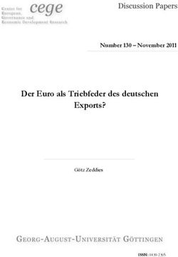 Der Euro als Triebfeder des deutschen Exports? - Number 130 - November 2011