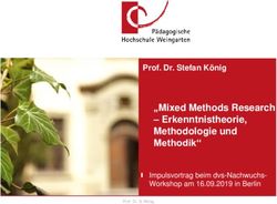 "Mixed Methods Research - Erkenntnistheorie, Methodologie und Methodik" - Prof. Dr. Stefan K&ouml;nig - PH Weingarten