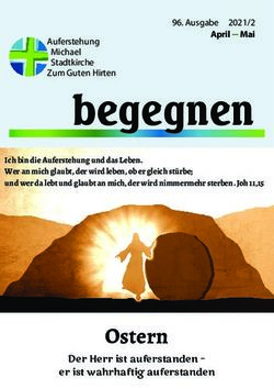 Begegnen - luth Kirchenregion Rotenburg